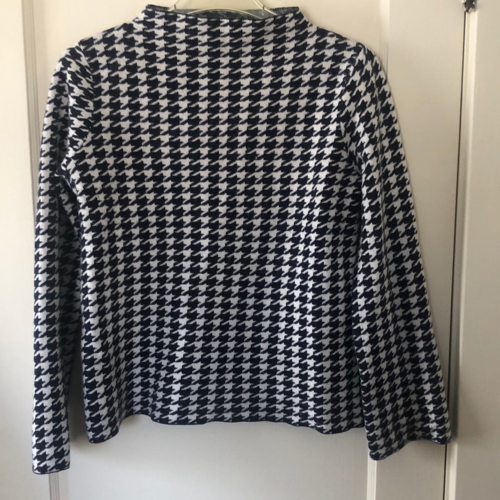 Ann Taylor wool houndstooth sweater